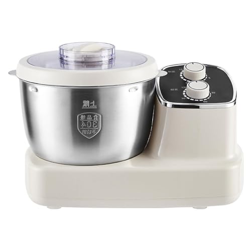 Máquina automática de amasado de masa, capacidad de 5 litros, amasado rápido en 15 minutos con función de fermentación para uso doméstico y restaurante