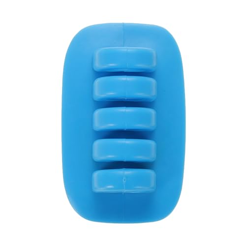 HARFINGTON Cable Clips Silicone Cable for Cord Organizer Cable Clips Bedroom Nightstand Wire Desk Table Accessories Office Spaces Car, Blue