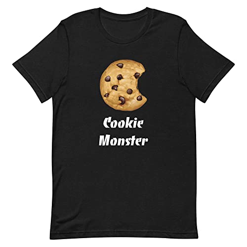 MTN TOOL Cookie Monster Unisex t-Shirt Black Heather