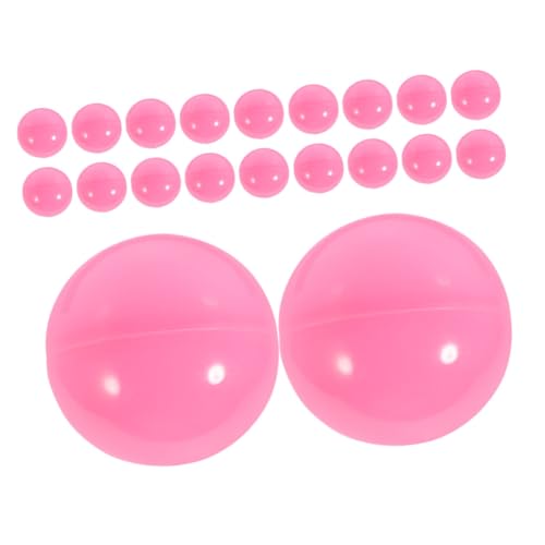 ULDIGI 20pcs Bingo Activity Balls: 4cm Plastic Hollow Design for Vending Machines Party Supplies - Classroom Activities Capsules for Tokens Small Toys