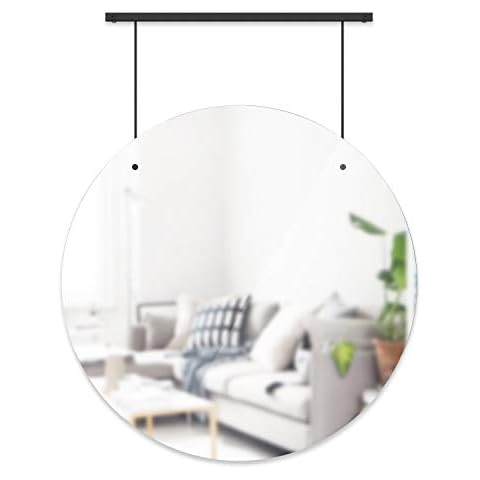 Umbra Exhibit Modern Circular Wall Mirror Cover
