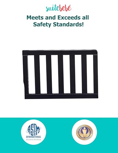 Image of Suite Bebe - Celeste Toddler Guard Rail - Black