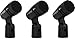 Sennheiser E604 Dynamic Cardioid Instrument Microphone Kit, 3-Pack
