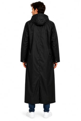 Image of Romano nx Men's 100% Waterproof Raincoat, Hooded, Reversible Double Layer, 3 Years Warranty