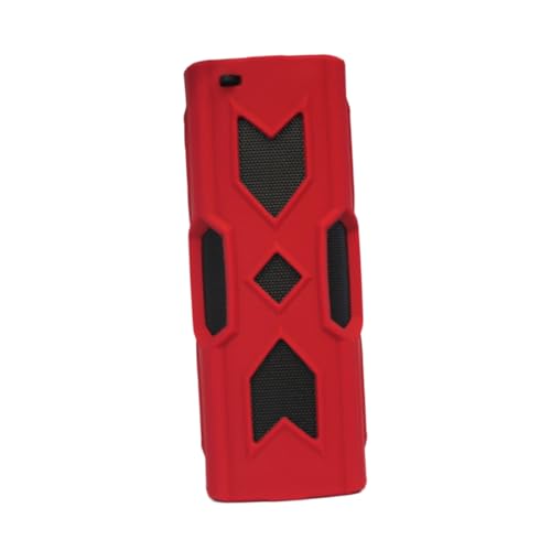 DIYEAH 1800Mah Portátil con NFC y Subwoofer Ultra para Uso Exterior Rojo