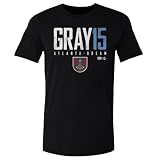 500 LEVEL Allisha Gray Atlanta Dream Shirt - Allisha Gray Atlanta Dream Elite WHT (Black, Large)