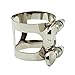 Hellery Soprano Alto Tenor Saxophone Ligature Clip Argent pour Sax Pièces de Rechange - Soprano