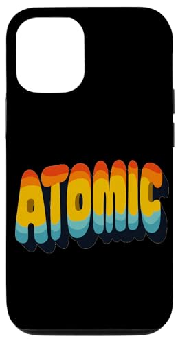 �J���t���ȃA�g�~�b�N�G���u�����B �X�}�z�P�[�X iPhone 12/12 Pro �p