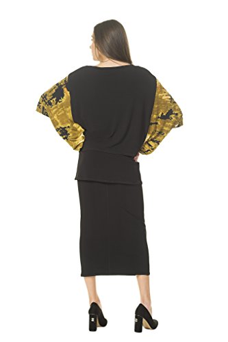 Women's Calf Length Dbl WB Straight Skirt4