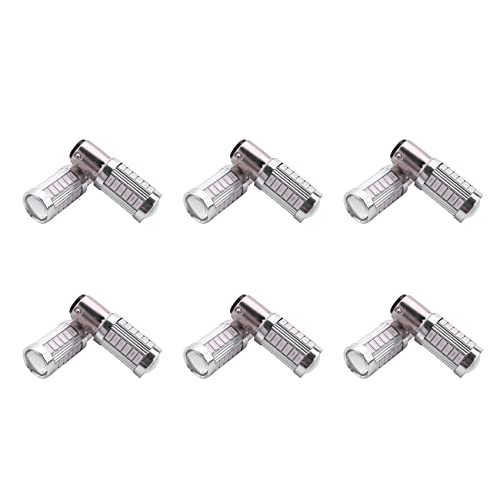 Feux de Freins LED 1157 Bay15D Rouge pour Remplacer Ampoule Grillée Feu Stop Voiture Brouillard