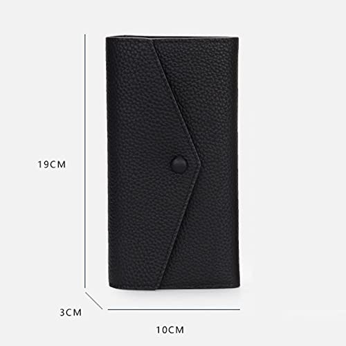 Women's Wallet Genuine Leather Women's Long Wallet Design Practical Card Holder Clutch (K)4