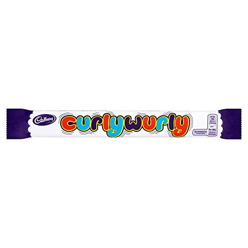Cadbury Curly Wurly Chocolate Bar, 21.5G (Pack Of 48)