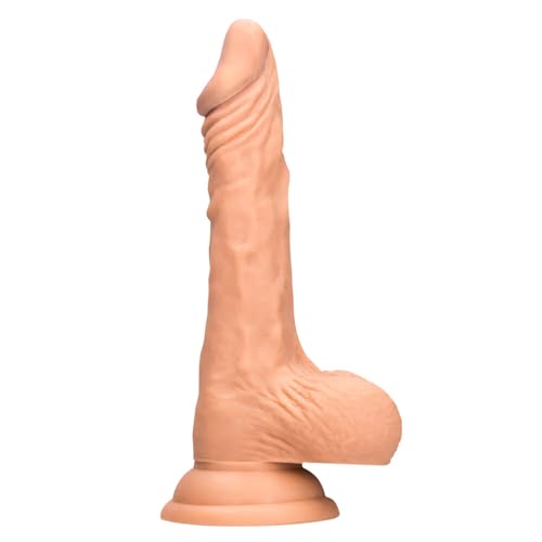 Shots Realrock Skin - 10'' / 25cm Dong With Testicles - Flesh