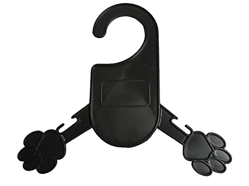 VEDEM Pet Clothes Hangers for Costumes Shirts Dresses Coats Dog Apparel Plastic Hanger Pack of 10… (M)