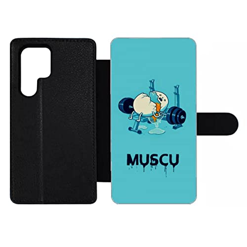 Housse Samsung S22 Ultra avec protection intégrale en cuir synthétique durable motif omelette funny