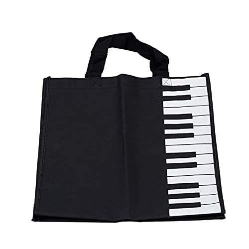 Sac à main de type cabas robuste au motif Piano Keys BOLZAN WZUNHUANG - 2