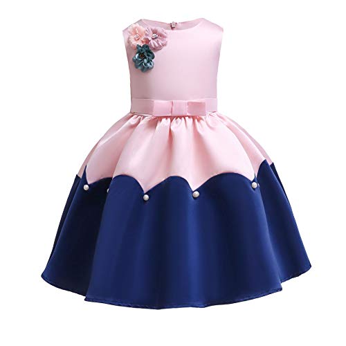 Vestidos plisados de niña para navidad y bodas de BaronHong