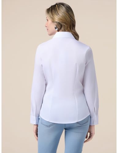 Oltre: Camicia In Popeline Con Bottone Gioiello Bianco. 50 Stagione Primavera Estate 2025. - 3