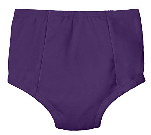 Image of City Threads Boys & Girls Training Underwear Pants Panties Underpants for Potty Training Kids Toddlers - All Cotton For Sensitive Skins SPD Sensory Friendly Clothing, Purple, 18 /24m