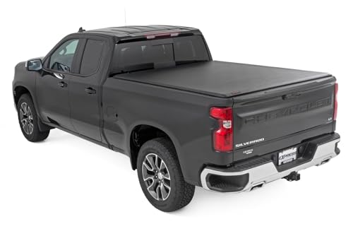 Rough Country Soft Roll-Up Truck Bed Cover for Chevy Silverado