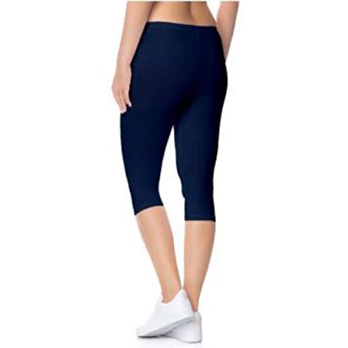 Image of PI World Women's Calf Length Cropped Leggings Cotton Lycra Fabric Slim Fit 3 /4th | Pants