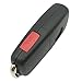 Horande Replacement Key Fob Cover fit for VW Jetta Passat Golf GTI Folding Flip Keyless Entry Key Fob Case Shell