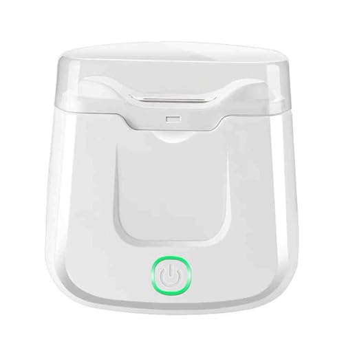 電動爪切りつめきり電動爪削りつめ切りはさみ爪きり小型セット爪やすりネイルニッパー爪切りの飛び散りを防ぐType-C充電式自動 (6.1x6.5cm,White)