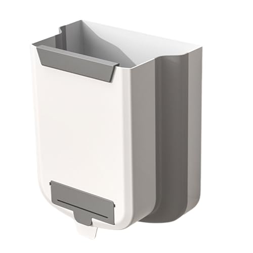 Genérico Papelera De Cocina Colgante - Papelera Depared | Papeleracolgante Con Tapa, Para Debajo Dearmarios, Puertas De Armarios, Dormitorios, Oficinas
