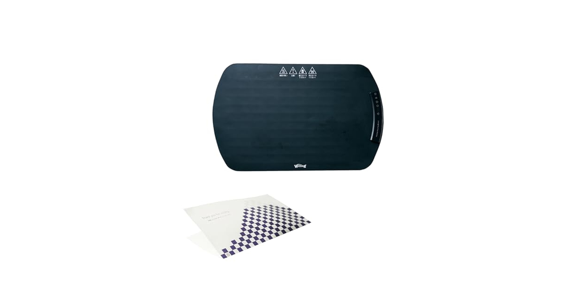 Amazon｜電熱ランチョンとろ火マット(ブラック)＆おもてな紙