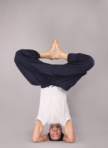 Image of Urali Men's Solid 100% Cotton Dhoti Pants - D100A