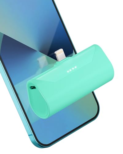 Pink Small Portable Battery Charger 4800mAh, Tiny Power Bank Ultra-Compact 15W Fast Charging Mini Battery Pack Power Charger for iPhone 14 Pro/13/12/11/8/iPad Air/Mini/Pro/AirPods Pro I/II