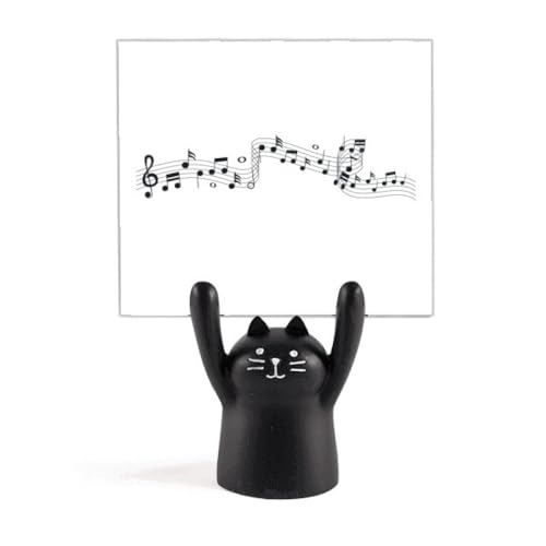 Pupitre bleu Jumpg Music 5-le Staff mémo pour partition et notes de musique chat
