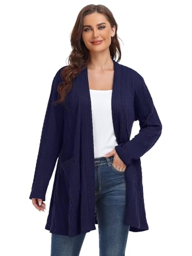 Image of BELAROI Plus Size Cardigan Sweaters for Women 2026 Pockets