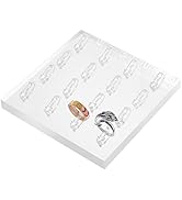 nbeads Transparentem Acryl Ringhalter, 16-Slot Solid Platform Display Fingerring Vitrinenhalter P...