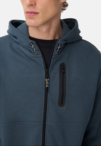 camel active Herren Sweatjacke mit Kapuze Tintenblau, Menswear-L – Ansicht 6