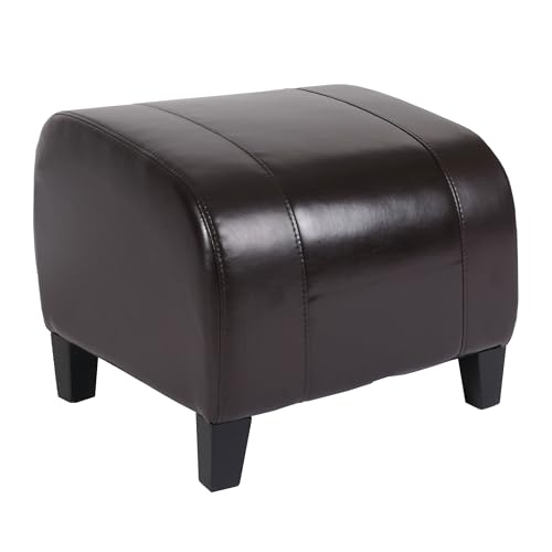 Mendler Hocker Sitzwürfel Sitzhocker Emmen, Leder + Kunstleder...