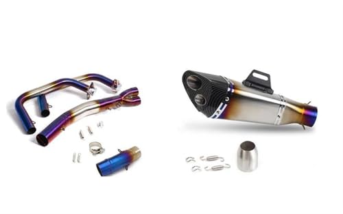 Silencieux Z400 et Ninja 400 ligne d'échappement moto avec biellette intermédiaire 2017-2022