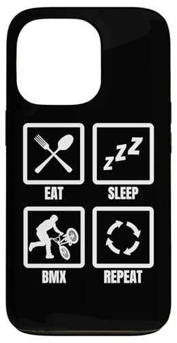 Eat Sleep BMX Repeat BMX Lover Bike ���g�N���X �X�}�z�P�[�X iPhone 13 Pro �p
