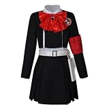 Anime Shiomi Kotone Cosplay Aigis Costume Party Uniform Full Set Female Halloween Outfits (Medium) Black
