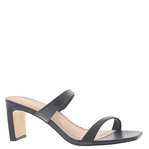 Chinese Laundry Women's YANTI Softy Kid Heeled Sandal, Black, 7.5