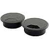 Hejo 10PCS Desk Grommet, Table Cable Grommet 60mm With Hole Saw, Round Cord Cable Hole Cover