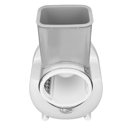 Nikou Trituradora eléctrica de verduras, portátil, recargable, multifuncional, cortador de verduras para cocina, cortador automático de verduras, blanco, incluye función de rallador de queso