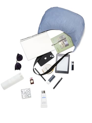 Image of Medium Nylon Crossbody Crescent Bag: Slouchy Style Shoulder Casual with Adjustable Strap
