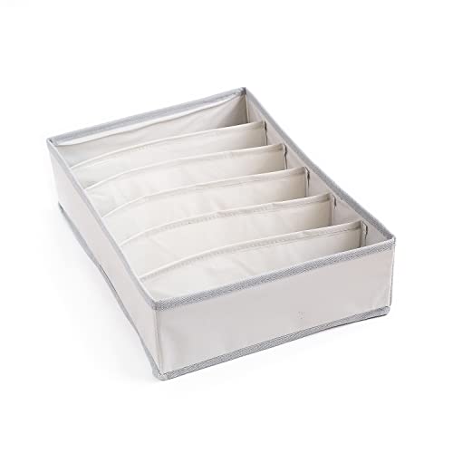 Organizador Dobrável Com 6 Divisórias - OIKOS, LAV01149CZC, Cinza Claro