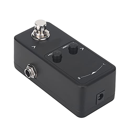 Pedal afinador, pedal de efeito sintonizador material de metal boa estabilidade forte praticidade an