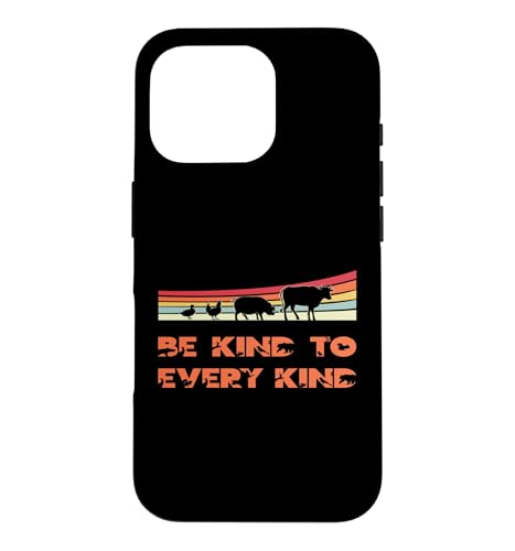 Be Kind To Every Kind Vegan ���g�� ���� ���B���e�[�W �T���Z�b�g ���z �X�}�z�P�[�X iPhone 16 Pro �p