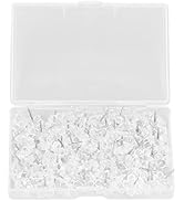 100 Pcs Bouquet Pins Flower Pins,Clear White Plastic Flower Head Positioning Pins for DIY Craft W...