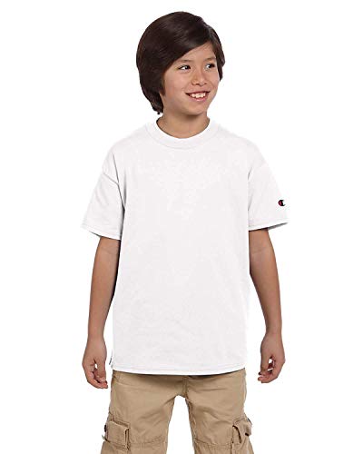 Champion Youth Jersey Tee (White - XL)