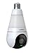 Lorex 2K Wi-Fi Smart Lightbulb Camera | E26/E27 Socket | Pan-Tilt View, Color Night Vision, Person & Vehicle Detection | 2-Way Talk | Alexa/Google | Cloud & Local Storage