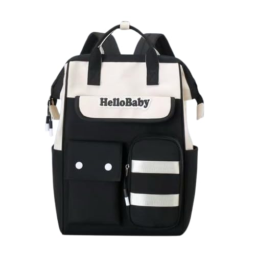 BABY STATION Waterproof Diaper Backpack, Stylish Mother Bag with Large Capacity, Multiple Storage Pockets for Baby Care-image-44